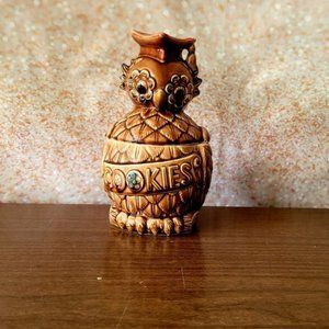 Vintage Owl Cookie Jar Japan